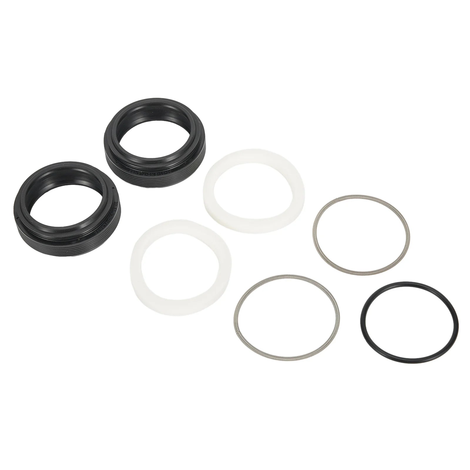 Spring Coil Fork Dust Seal Sealing Ring W/ Sponges 30 X 42mm 30-40mm For FOX/ROCKSHOX Rubber+Aluminum Alloy+Sponge Oasis Select