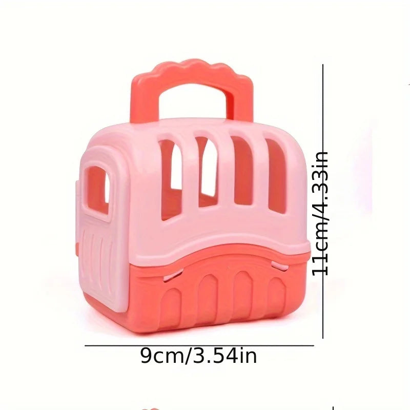8pcs/set Pretend Play Pet House Playset,Cute Mini Dog House Role Play Vet Clinic Toy for Kid Animal Care,Educational Pretend Toy Oasis Select