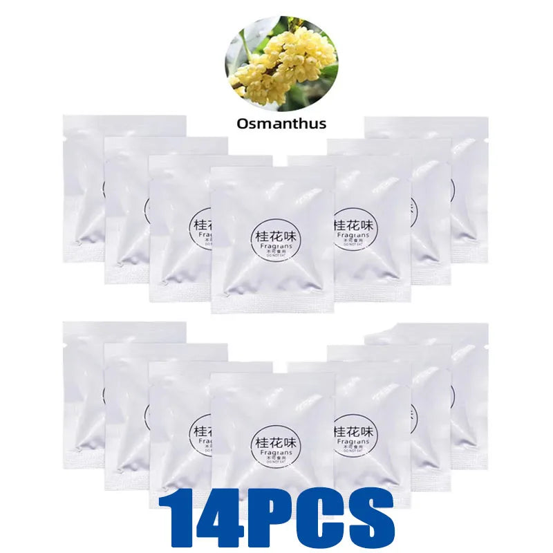 7-21pcs Solid Car Perfume Supplement Tablet Flavor Car Air Conditioner Vent Good Smell Scent Pads Car Refill For Auto Air Outlet Oasis Select 14pcs Osmanthus