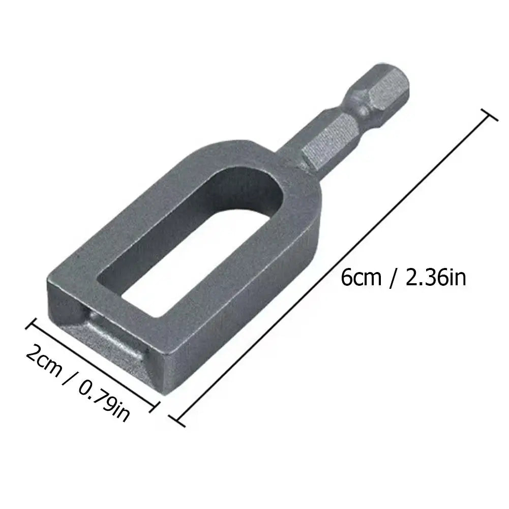 1/4" Hex Wire Twister Drill Attachment – Rebar Tie Wire Tool