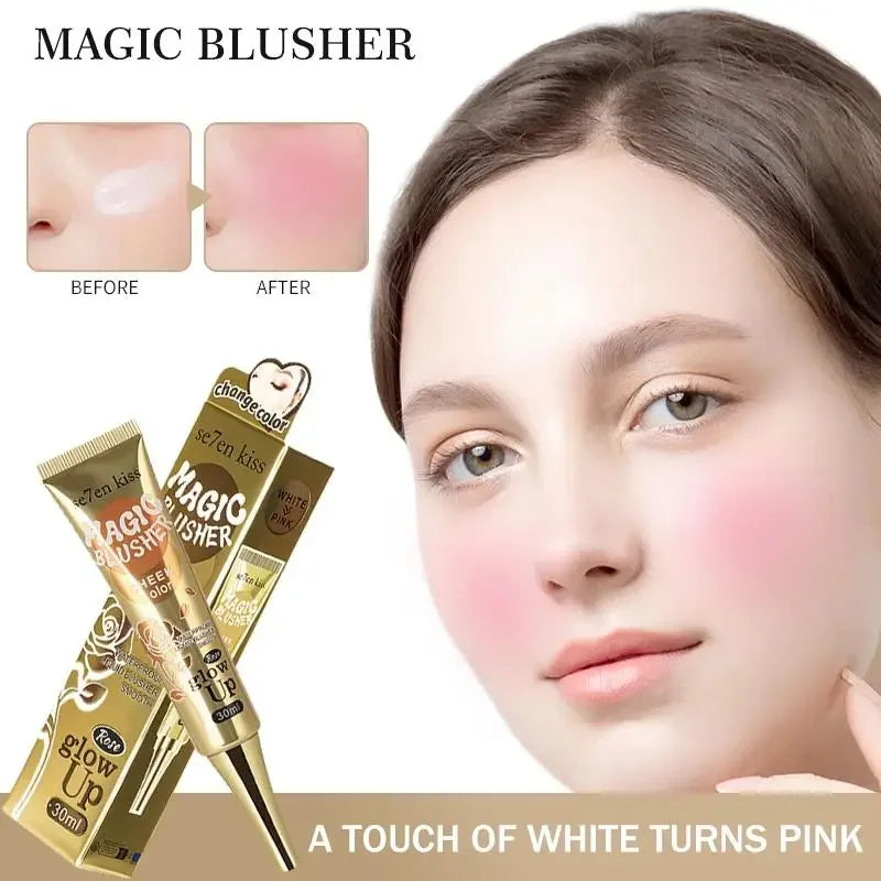Se7en Kiss Color-Change Blush Cream – Waterproof Liquid Blusher