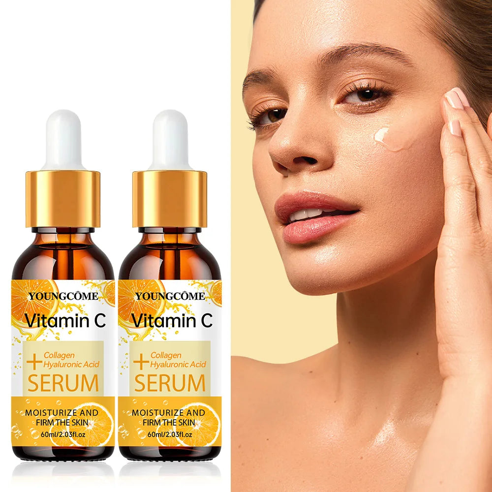 YOUNGCOME 2-Pack Vitamin C & Hyaluronic Acid Brightening Serum Face Brightening Serum Oasis Select