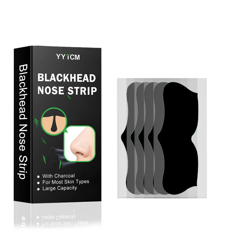 Bamboo Charcoal Blackhead Remover Nose Pore Strips | Up to 80pk Nose Pore Strips Oasis Select 1box 5pcs