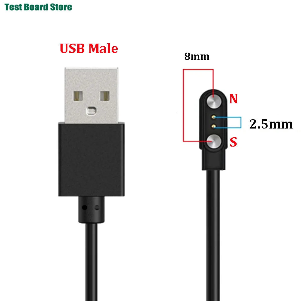 Smart Watch Magnetic USB Dock Charger 2pin 4pin Charging Cable Oasis Select USB-2.5-8