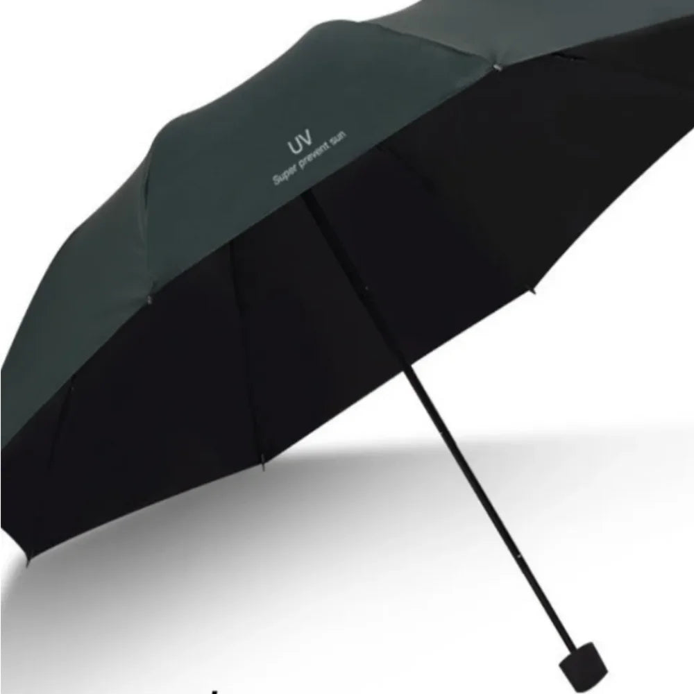 Travel Portable Mini Sun & Rain Folding Anti UV Umbrella, Compact Umbrella for Car, Lightweight UV Protection Windproof Umbrella Oasis Select