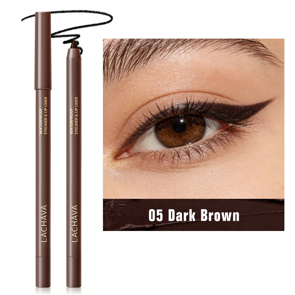 Waterproof Black Brown Eyeliner Gel Pencil Lipliner Multi-purpose Oasis Select 05 1.8g
