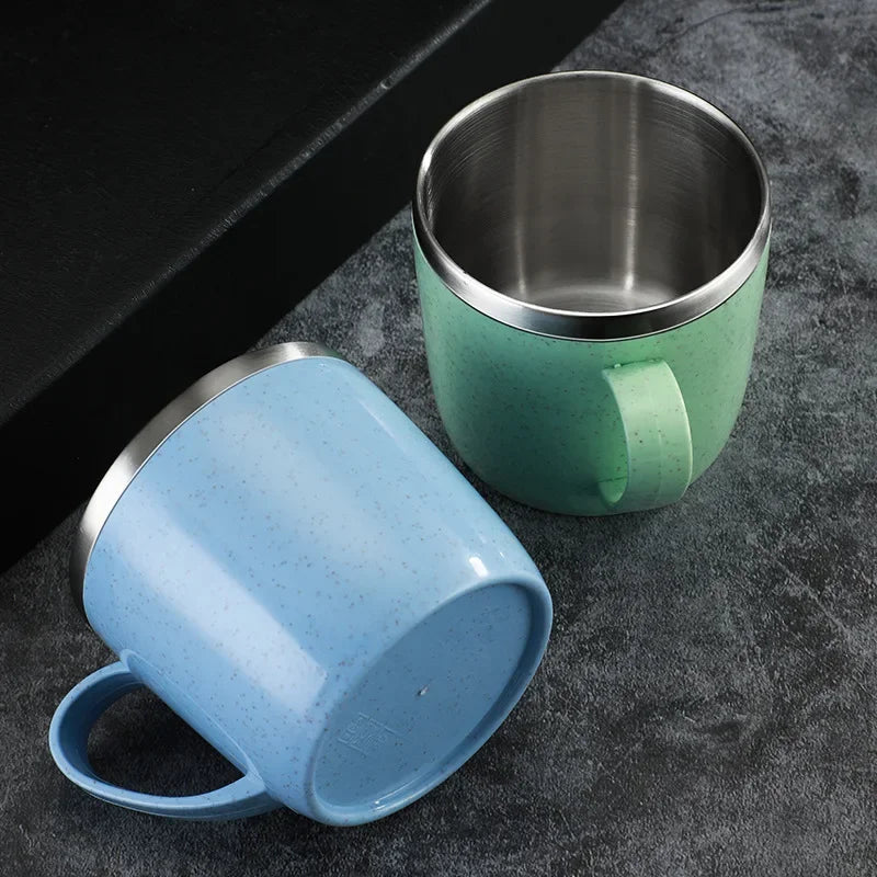 Double-Wall Stainless Steel Insulated Coffee Mug with Handle Insulated Coffee Mug Oasis Select