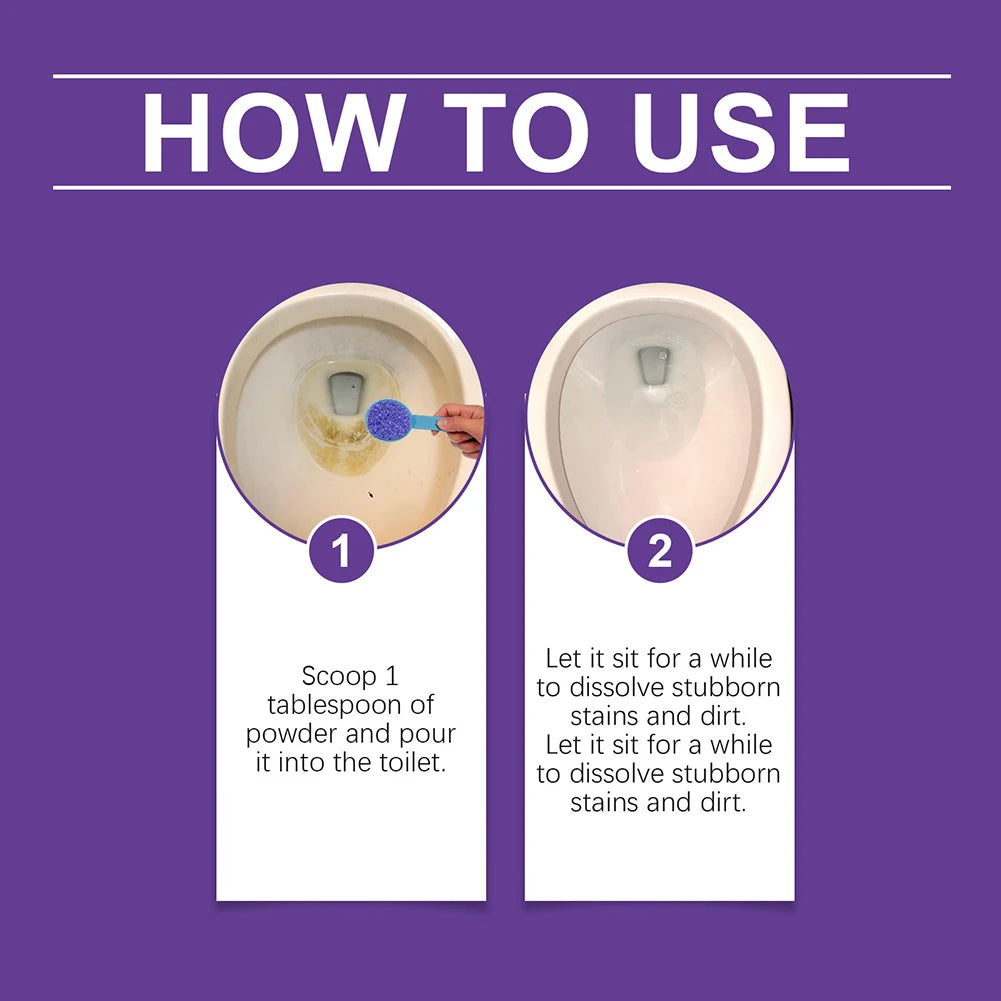 Foaming Toilet Bowl Cleaner Powder – Descaling & Odor Fresh