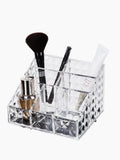 1pc Acrylic Cosmetic Organizer,Storage Box for Lipstick,Makeup Brushes and Skin Care Product,Perfect Bathroom Vanity Storage Oasis Select Clear 7