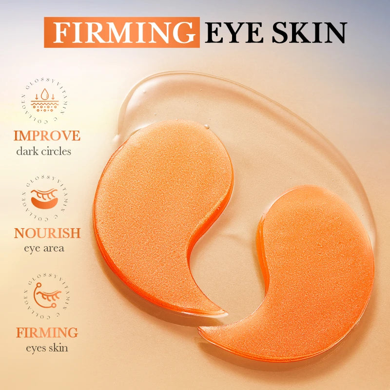 BIOAQUA Vitamin C Collagen Eye Masks 80pcs – Anti-Aging Patches Eye Mask Patches Oasis Select