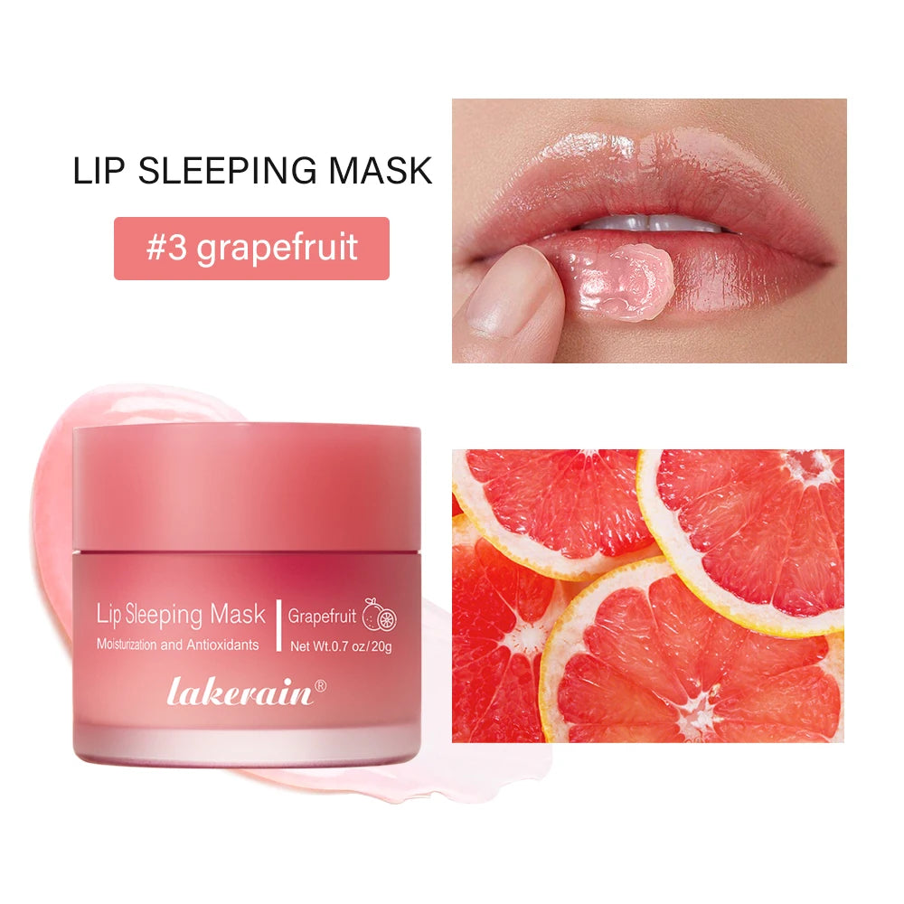 Lip Balm & Lip Mask Set Moisturizing Night Lips Care Multiple Colors Makeup Maintenance Lip Anti-Cracking Lip Oil Care Cosmetic Oasis Select Color 7