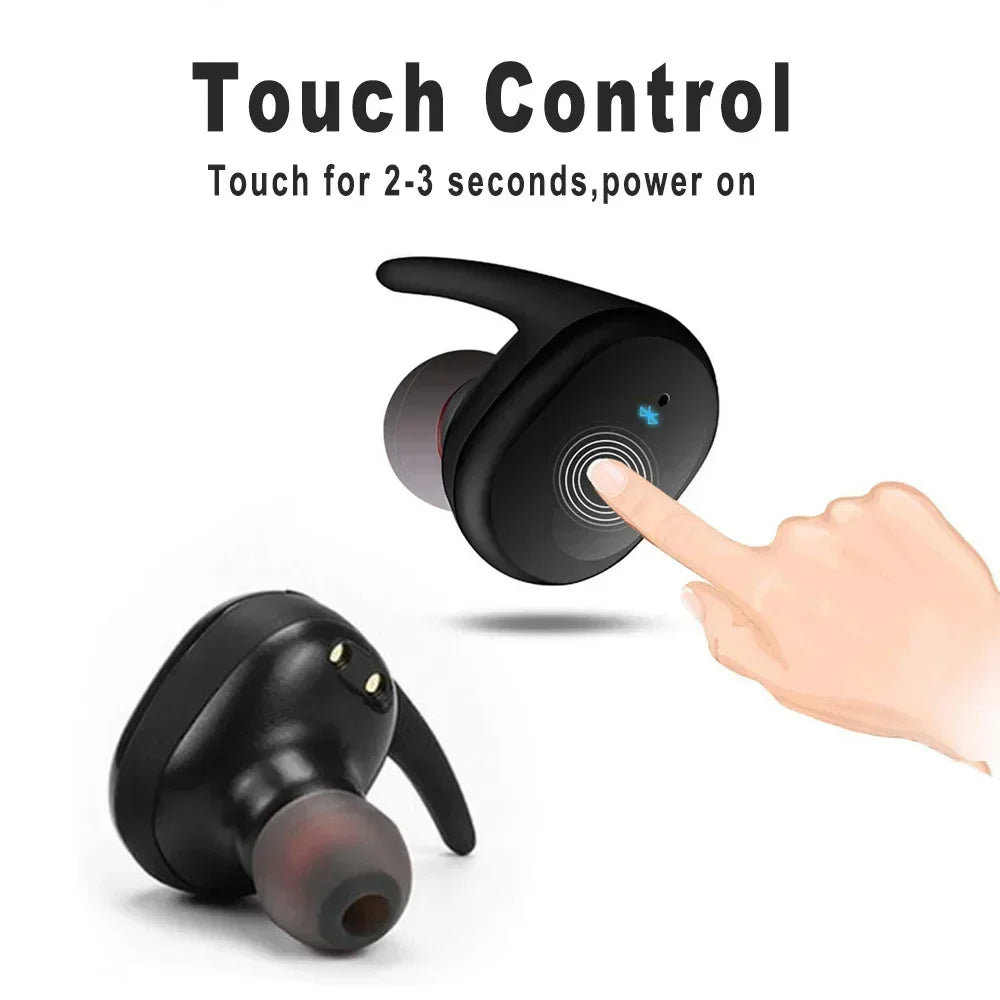 TWS Bluetooth Earphones 5.0 Wireless Stereo Earbuds In-ear Noise Reduction Waterproof Headphones With Charging Case Oasis Select