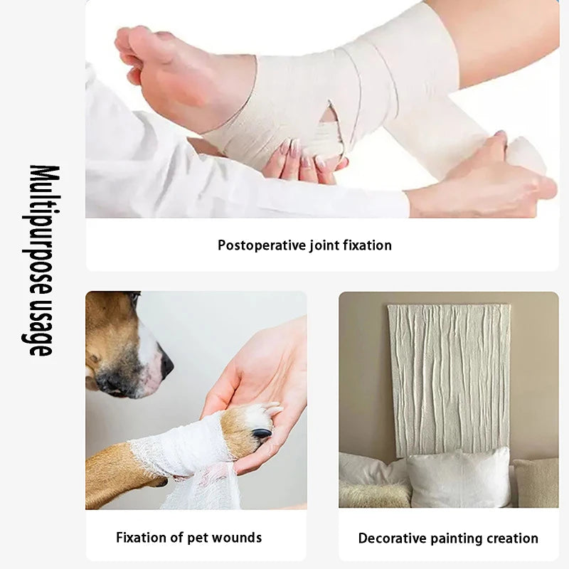 Plaster Cloth Bandage Roll – Cotton Gauze Cast & Support Wrap