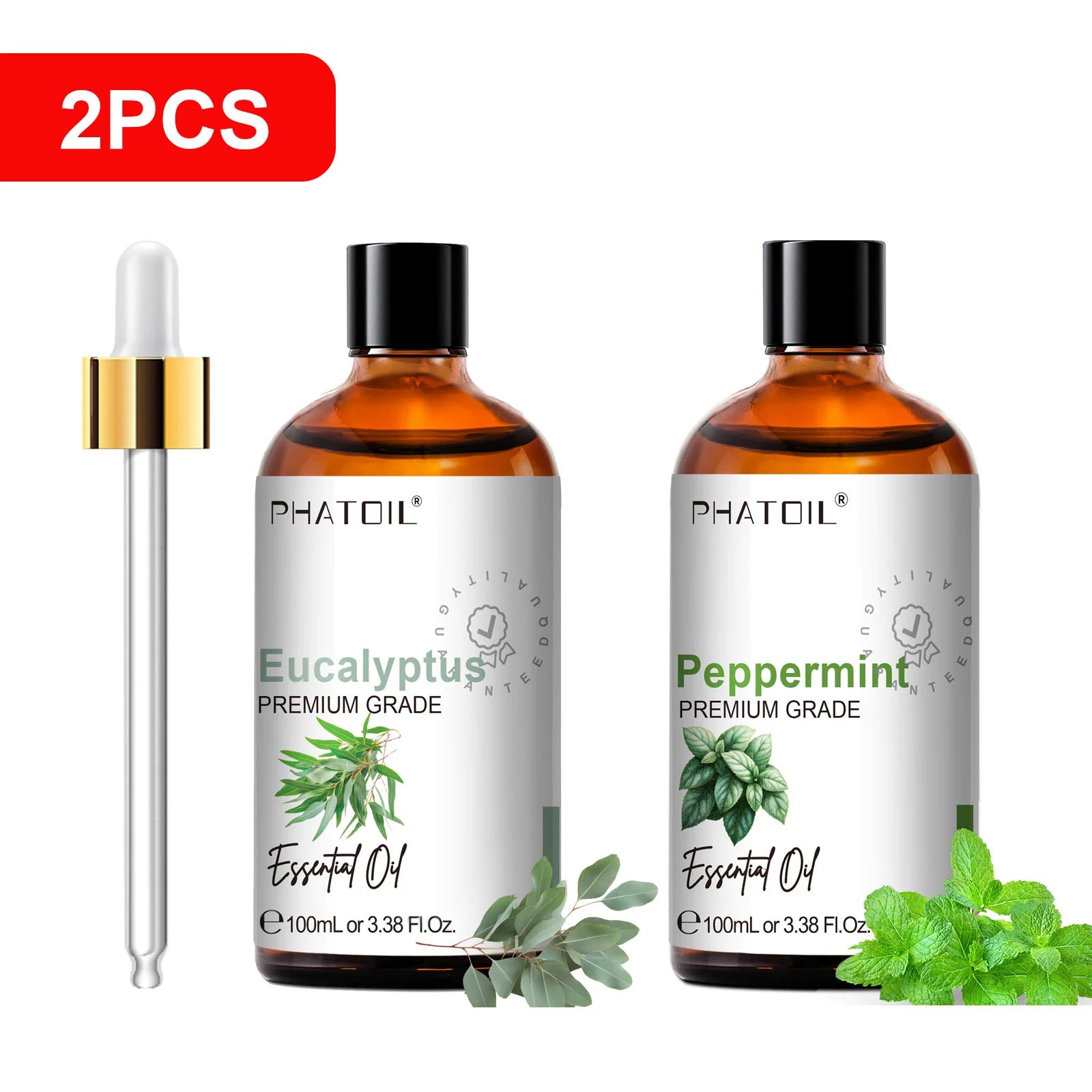 PHATOIL 100ml Pure Aromatherapy Essential Oil for Diffuser