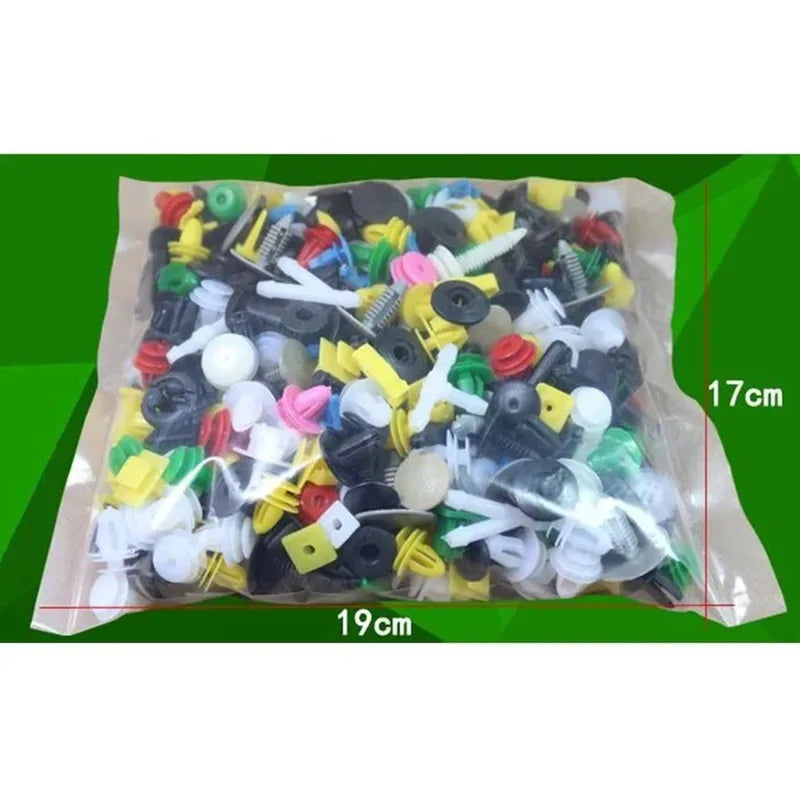 50/100/150/200/500pcs Car Clips Fastener Screws Bumper Interior Decoration Auto Plastic Random Mixing Universal Plastic Oasis Select