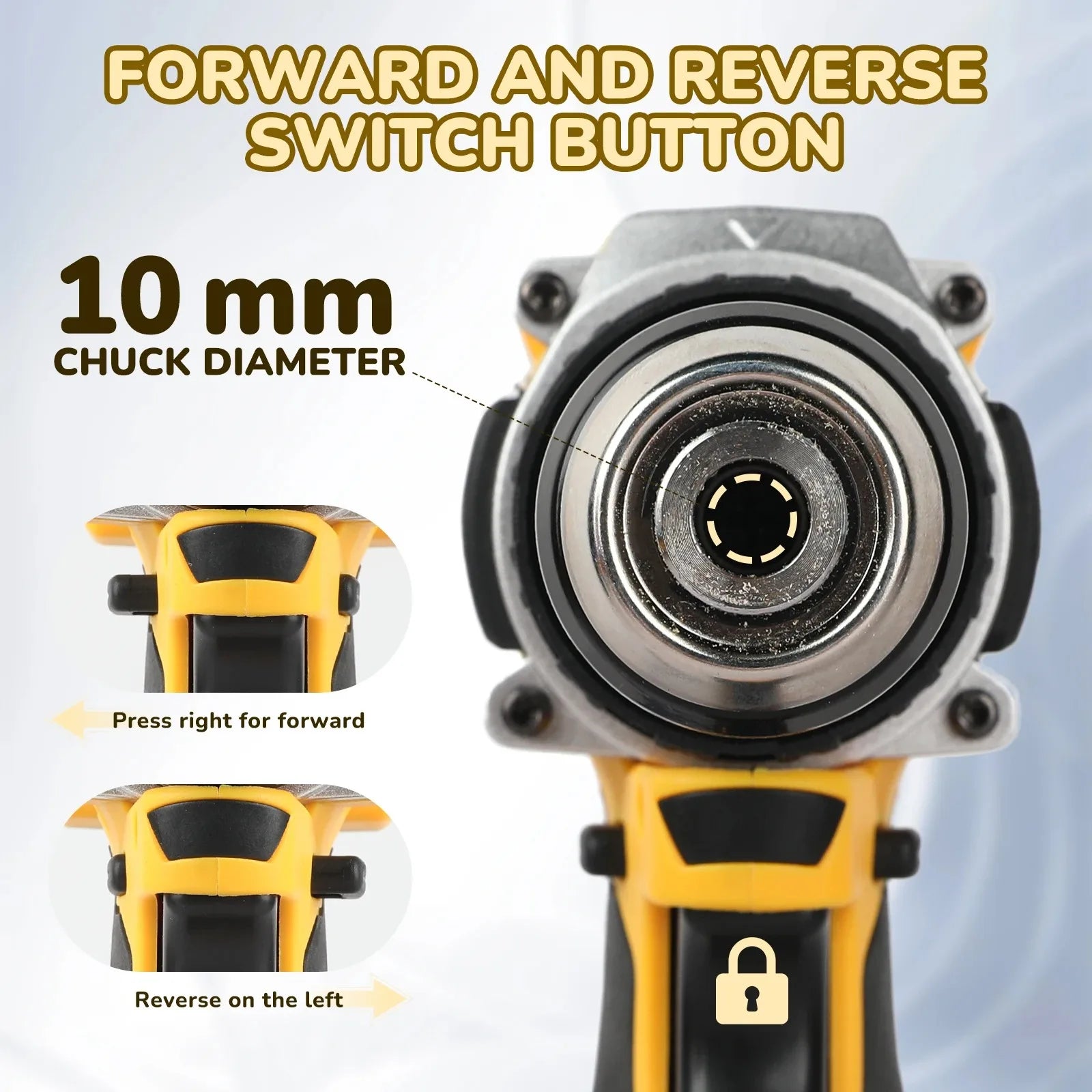 Global Air Shipping DCD805 20V Power Tools Brushless Impact Drill Cordless Electric Screwdriver Multi-Function Hand Drill Oasis Select