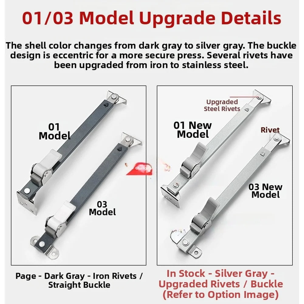 Stainless Steel Window Support Wind Stopper Telescopic Window Limiter Casement Blocking Lock Protector Window Accessories Oasis Select