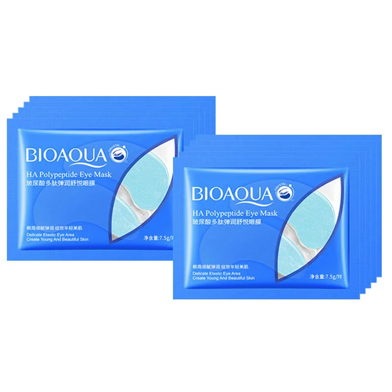 BIOAQUA Golden Caviar Eye Mask – 10 Pairs Hydrating Patches Under Eye Patches Oasis Select Hyaluronic Acid 10p