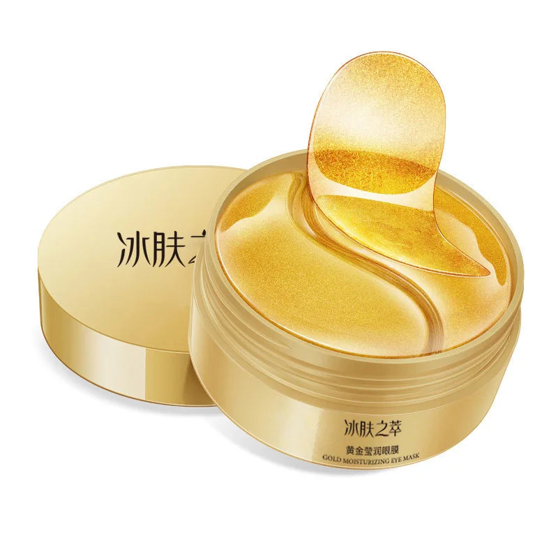 Gold Collagen Eye Patches 60pc – Hydrating Under-Eye Masks Under-Eye Patches Oasis Select Gold
