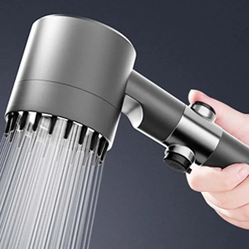 High Pressure Strong Current Shower Head Water Saving Shower with Water Filter 3 Mold Knobs Controllable Hand Shower Bathroom Oasis Select