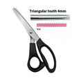 Tailor Scissors Pinking Shears Zig Zag Sewing Cut Serrated Lace Scissors Sewing Accessories Fabric Scissors DIY Sewing Tool Oasis Select Triangular Tooth 4MM