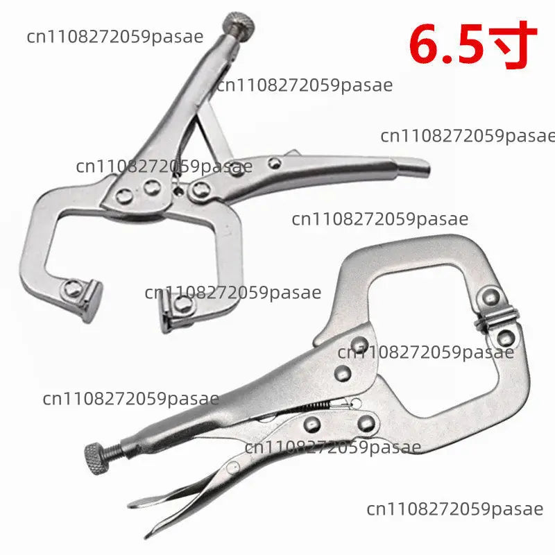 6.5" C-Shape Power Pliers Flat Metal Clamp Clamping Tool