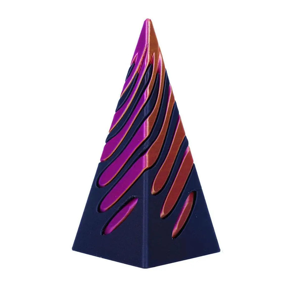 3D Printing Decompression Spinning Toy Through Pyramid Toy Spiral Cone Helix Screw Passthrough Sculpture Decor Toy Oasis Select 20