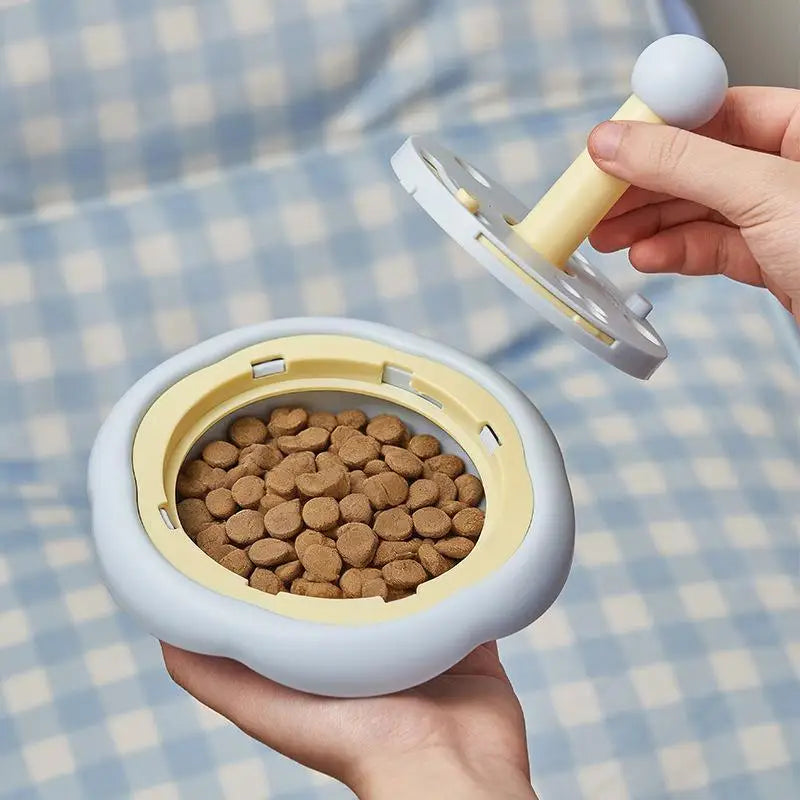 Playful Pet Cat Interactive Leakage Feeding Device Interactive Cat Puzzle Treat Toy Interactive Dog Cat Feeding Device Oasis Select