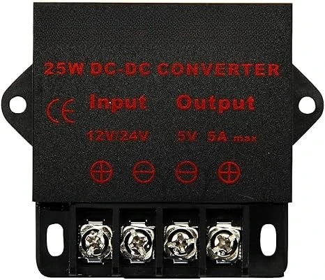 DC/DC Converter 12V 24V Step Down To 5V Regulator Regulated Power Supplies Transformer Converter For Car Truck RV Electronics Oasis Select 12V 24V To 5V 5A