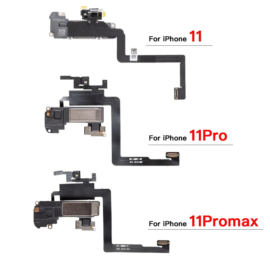 iPhone X–12 Pro Max Ear Speaker Flex Cable | Sensor & Mic