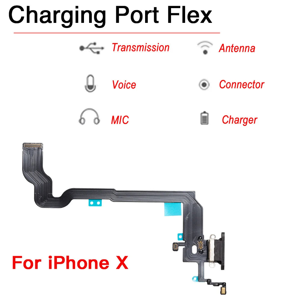 iPhone X Internal Parts Kit – Camera, Speakers & Flex Cables