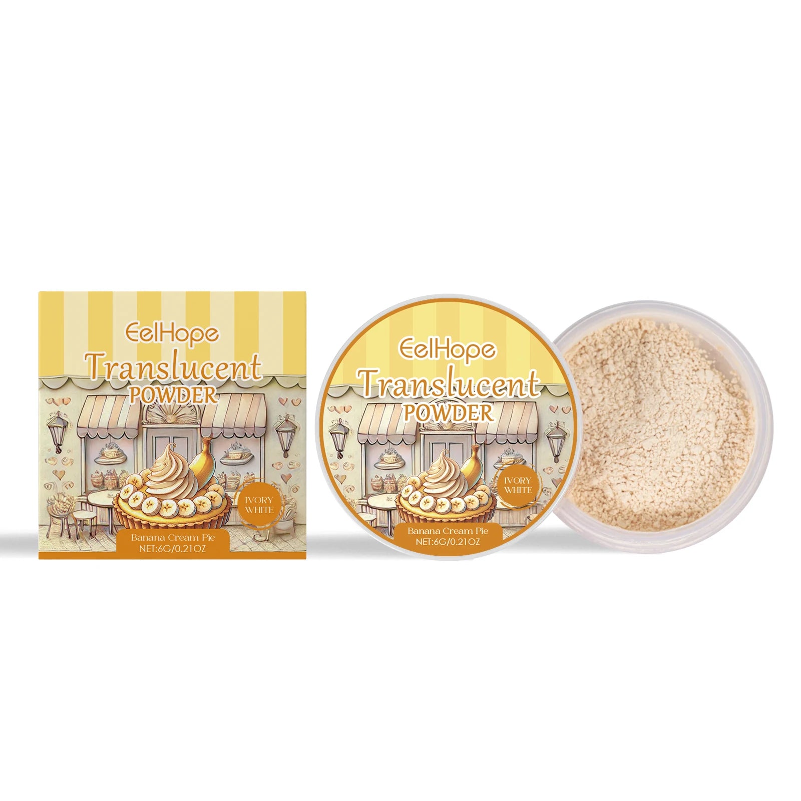 Lightweight Oil Control Loose Powder Long Lasting Setting Powder Smooth Natural Makeup Not Easy Clog Pores For Face Neck Makeup Oasis Select 03