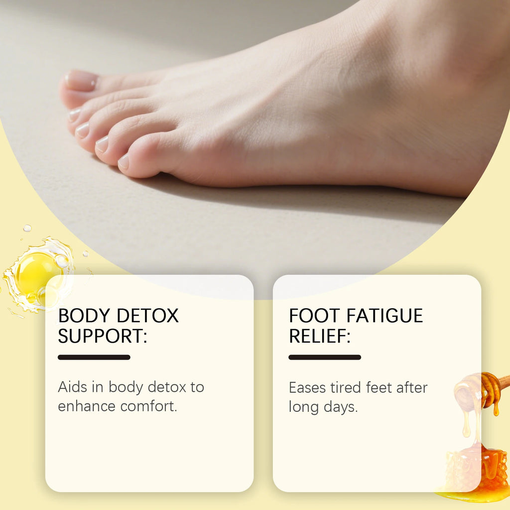 Bee Venom & Ginger Foot Patches – Moisturizing Foot Care Foot Care Patch Oasis Select