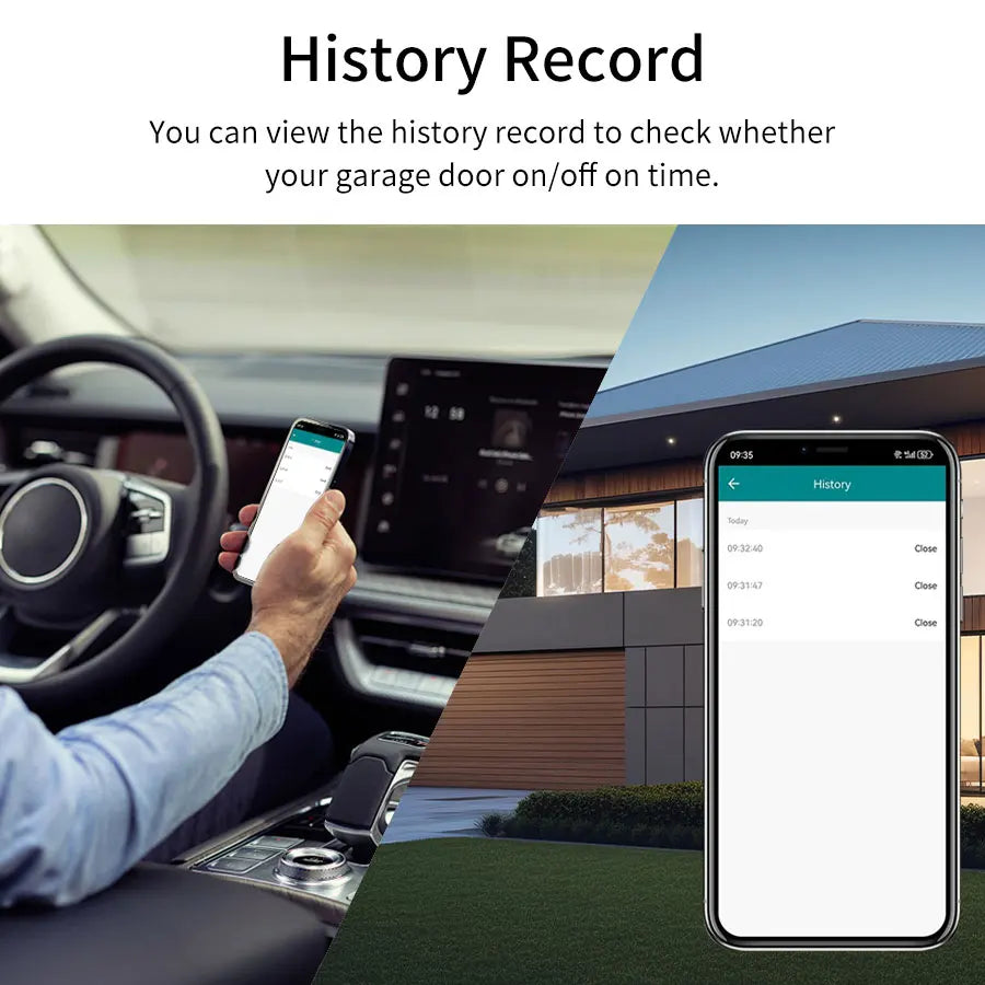 Tuya Zigbee WiFi Smart Garage Door Controller | Alexa Google Smart Garage Controller Oasis Select