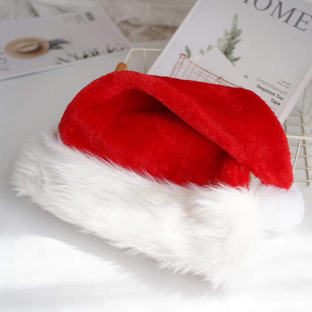 Christmas Hats: Kids Short/Long Fleece Hats, Adult Styles New Non-Woven Festival Party Decor Oasis Select