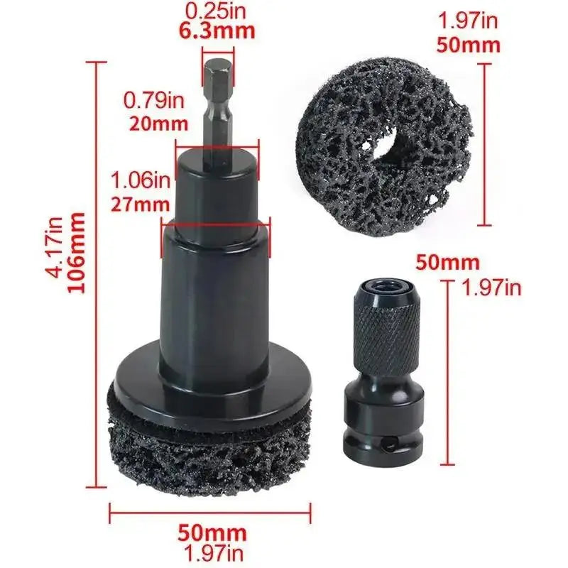 Wheel Hub Rust Removal & Brake Disc Resurfacing Kit Brake Hub Cleaning Kit Oasis Select