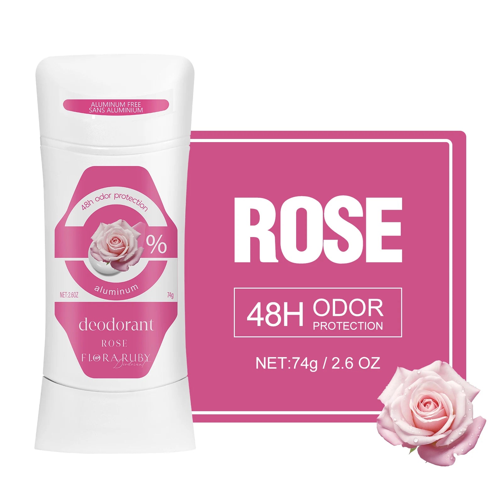 Deodorant Women Aluminum Free Antiperspirant Stick Advanced Protection Deodorants Natural Flower Perfume Deodoran 74g Oasis Select 04