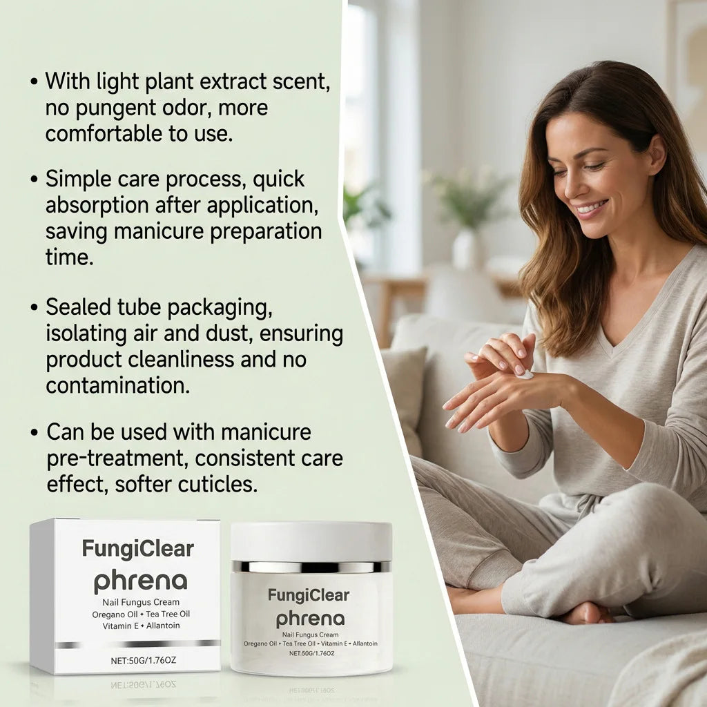 Plant Extract Nail Care Cream Deep Penetrate Nourish Nails Repair Damaged Surface Reduce Cracks Daily Care Nails Fungus Creams Oasis Select