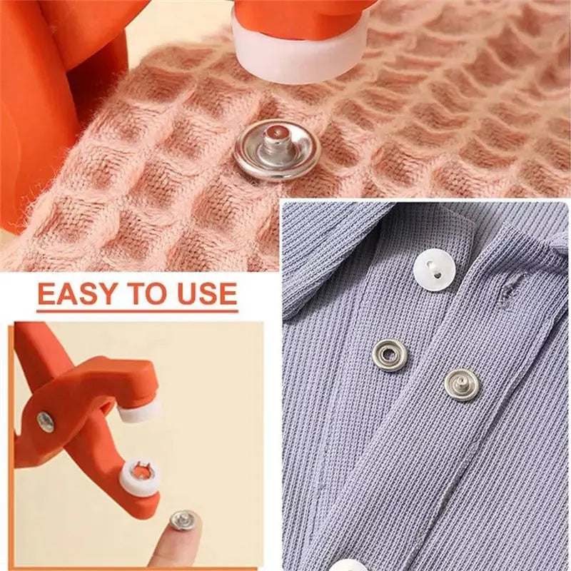 LIKE WISH Five Claw Button Installation Tool Pliers Invisible Snap Button Sewing-Free Button Set Is Suitable For DIY Crafts Oasis Select