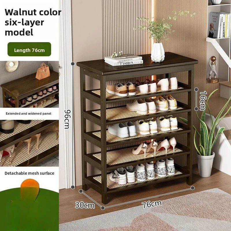 Multi-functional Household shoe cabinet, shoe rack, dustproof shoe change stool, entrance stool integrated space-saving storage Oasis Select Brown N