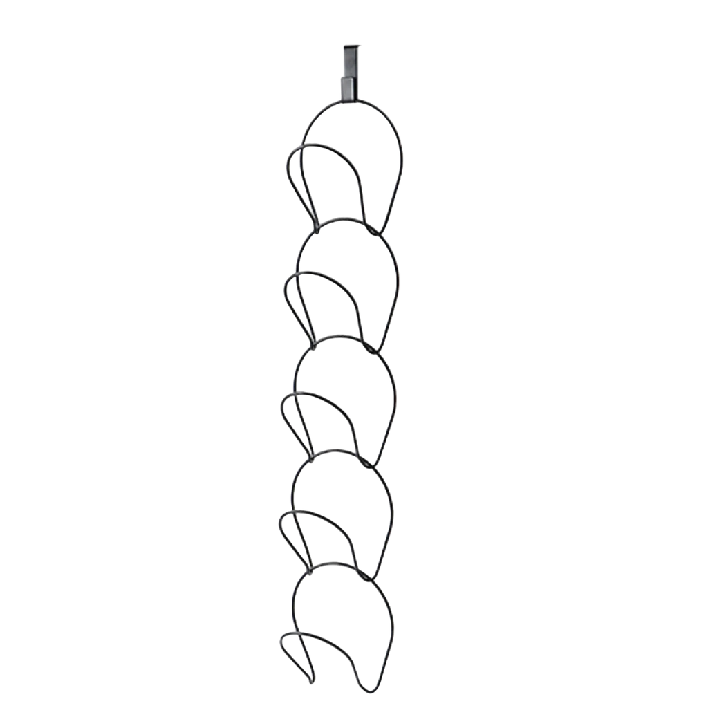 Over Door Hat Rack – 5 Hook Organizer for Hats & Bags Over Door Hat Rack Oasis Select