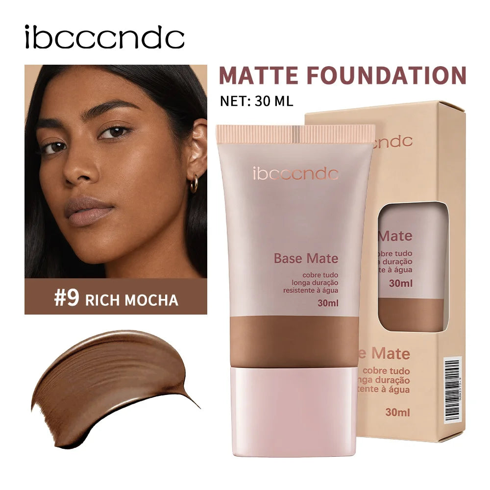 Matte Foundation Natural Coverage Smooth Skin-Friendly Deep Skin-Nourishing Long-Lasting & Waterproof Gentle Cares Foundation Oasis Select Rich Mocha