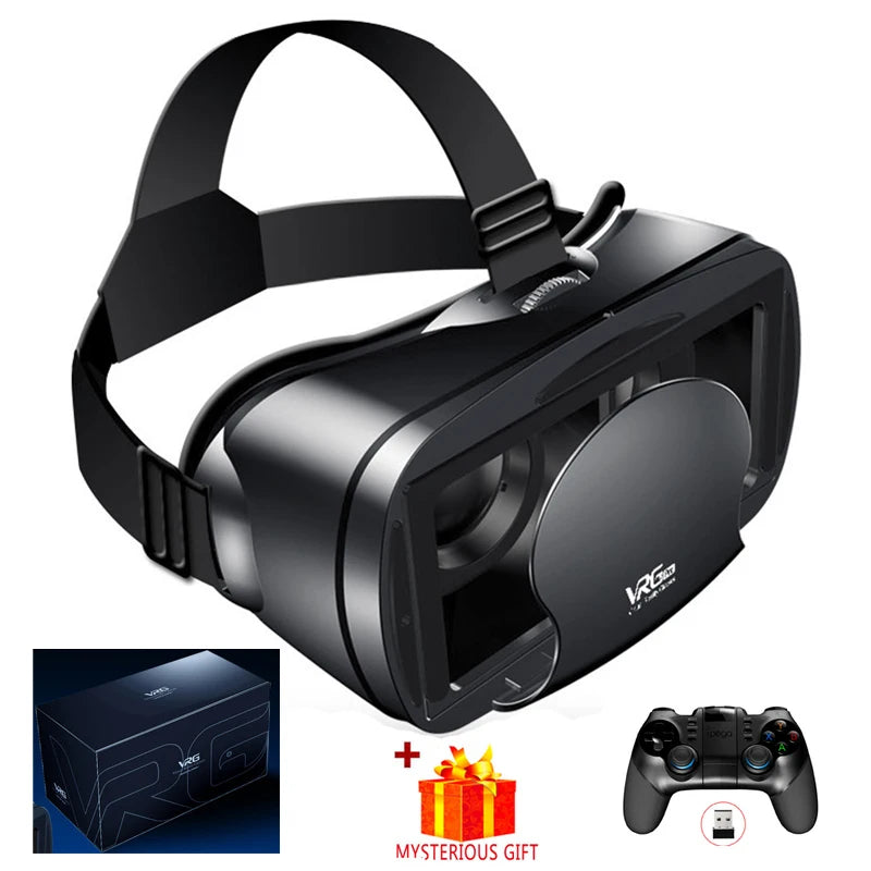 VRG Pro 3D VR Headset Goggles for Smartphone | 120° Wide Angle