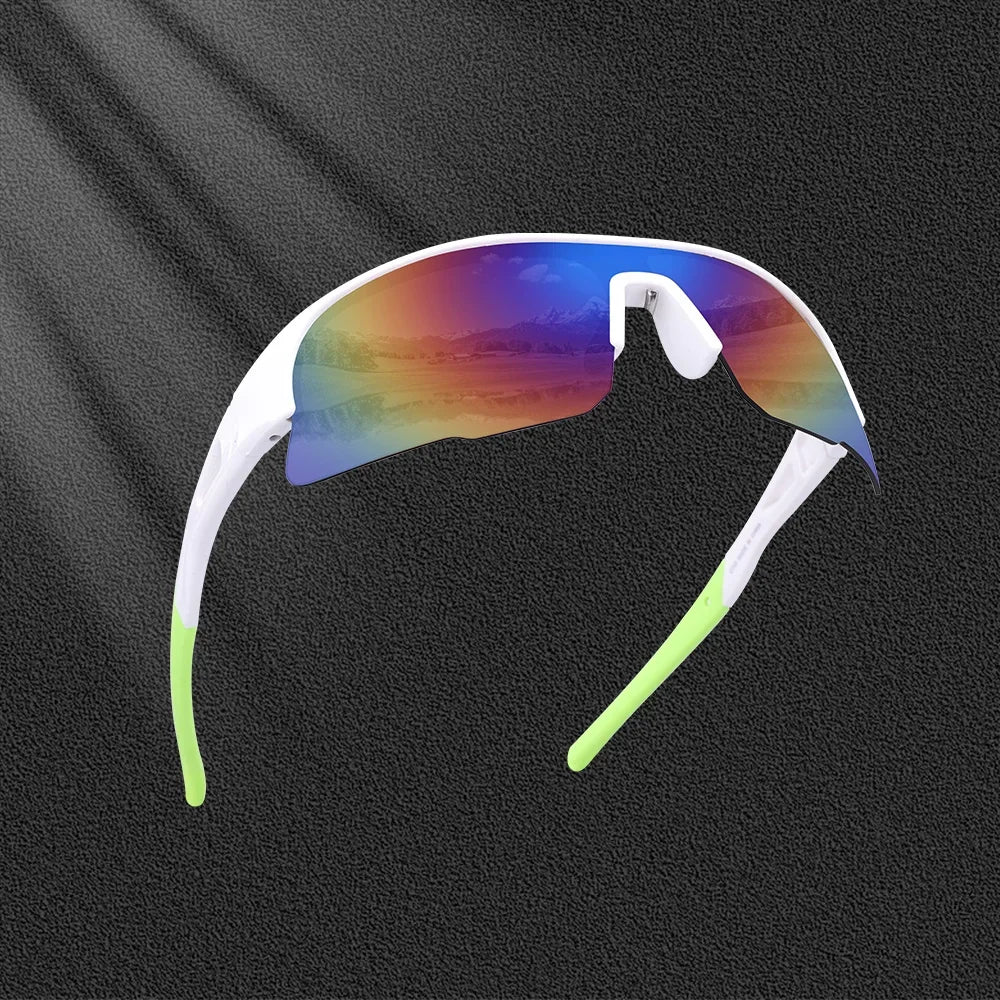 Cycling Glasses UV Protection Sports Sunglasses Lightweight Frame Surround Windproof Glasses for Cycling Running Hiking Oasis Select N-YJ-918506