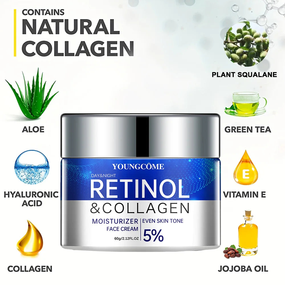 YOUNGCOME Retinol Serum & Cream Set – Hydrating Skincare Duo Retinol Skincare Set Oasis Select