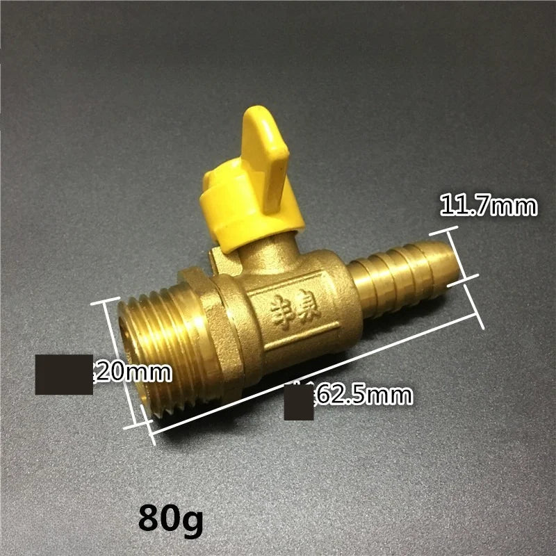 Brass Hose Fitting 4mm-19mm Barb Tail 1/2" BSP Female Thread Copper Connector Joint Coupler Adapter Oasis Select I