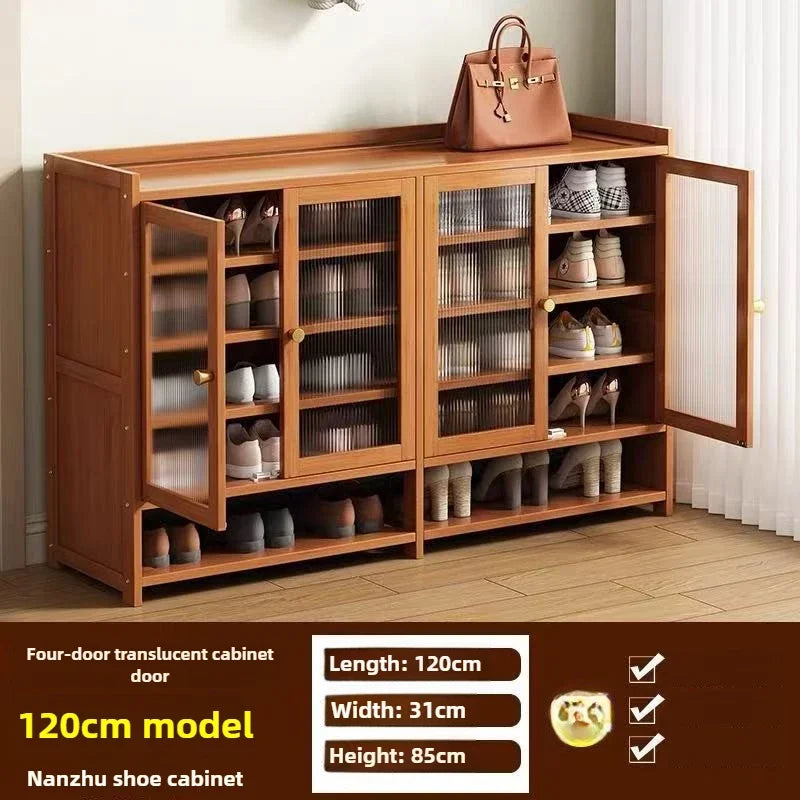 Multi-functional shoe cabinet shoe rack large capacity shoe storage rack dustproof multi-layer shelf Oasis Select Four Door D