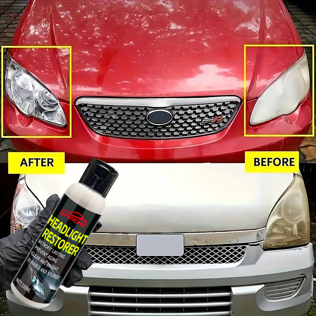 Car Headlight Restoration Kit – Polishing & Cleaning Paste