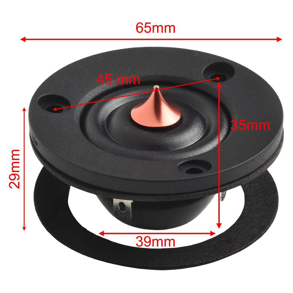 4 Ohm 6 Ohm Tweeter For Audio Systems 30W Speaker 2 Inch Tweeter Robust Treble Reproduction Wide Frequency Range Oasis Select
