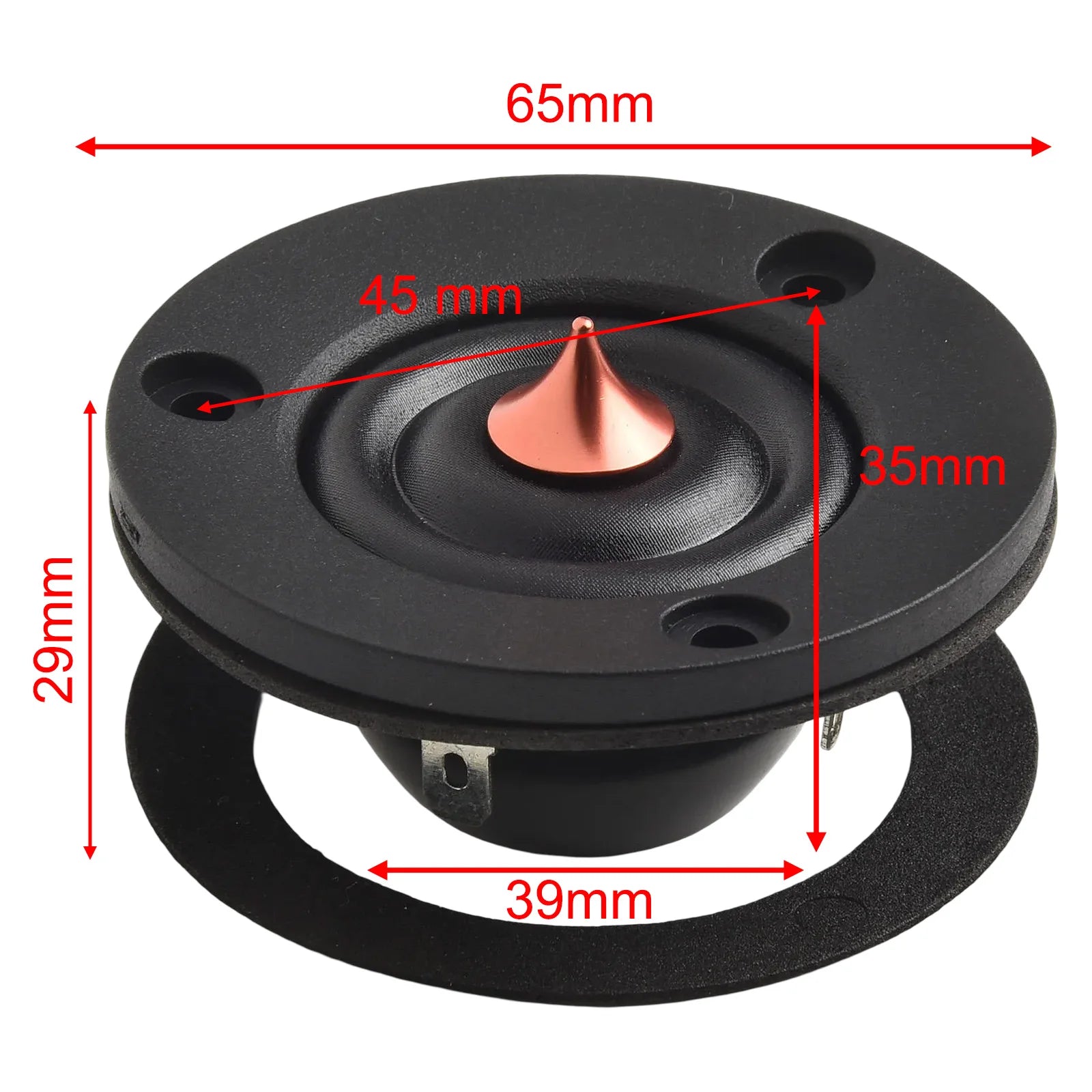 4 Ohm 6 Ohm Tweeter For Audio Systems 30W Speaker 2 Inch Tweeter Robust Treble Reproduction Wide Frequency Range Oasis Select